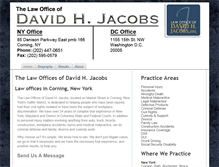 Tablet Screenshot of dhjacobslaw.com